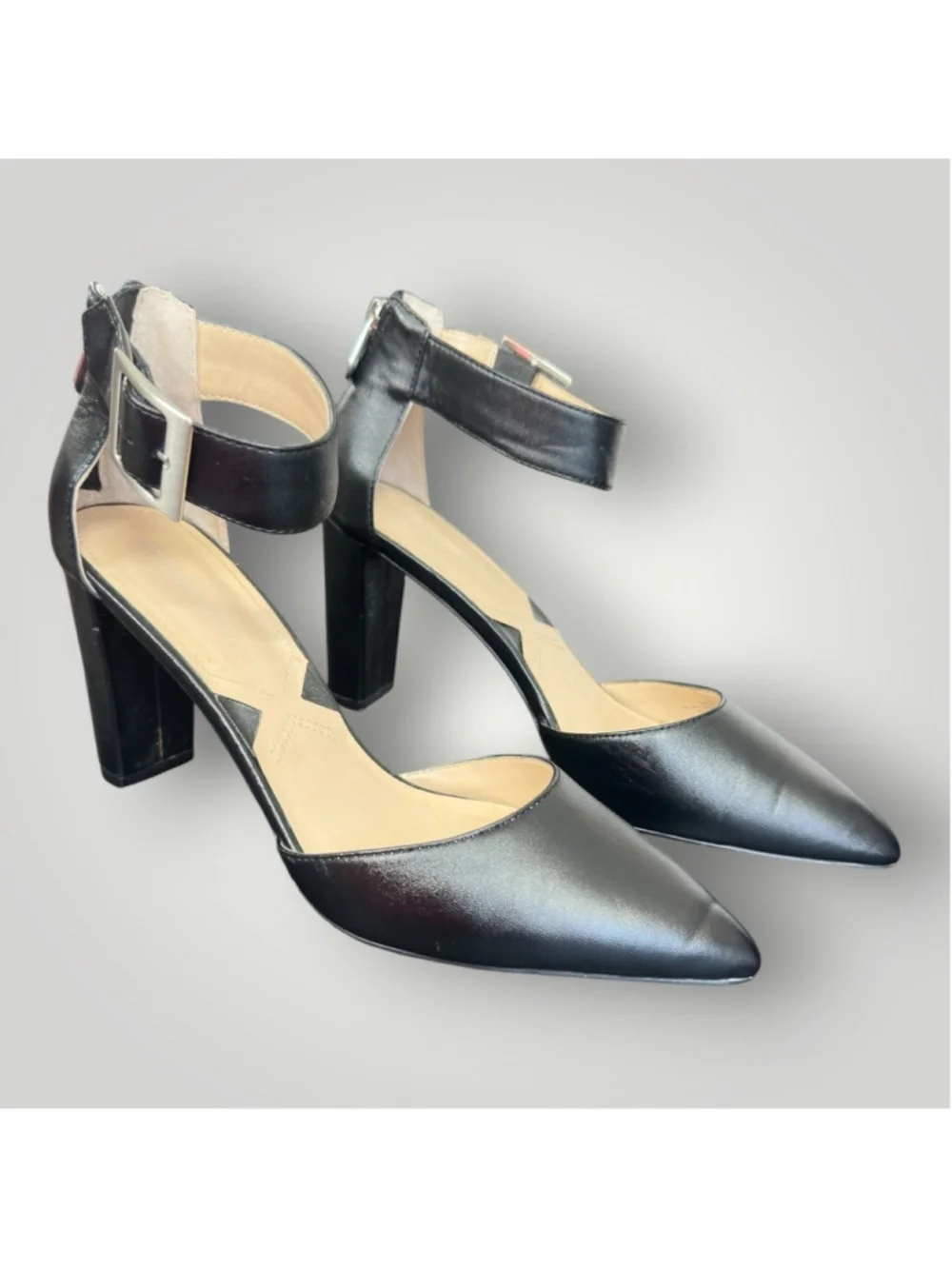 Adrienne Vittadini Nerice Pumps Heels Women's Shoes Black 9 M